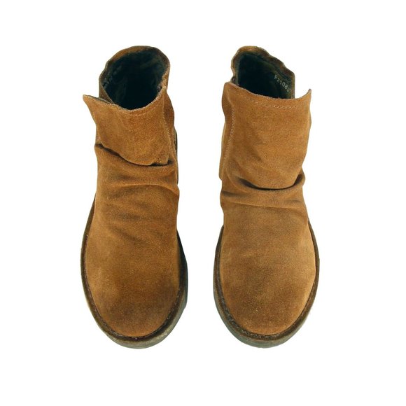 FLY LONDON Neba $240 Suede Buckle Ankle Boots Booties Women's EU 39/ US 9 - Picture 6 of 9